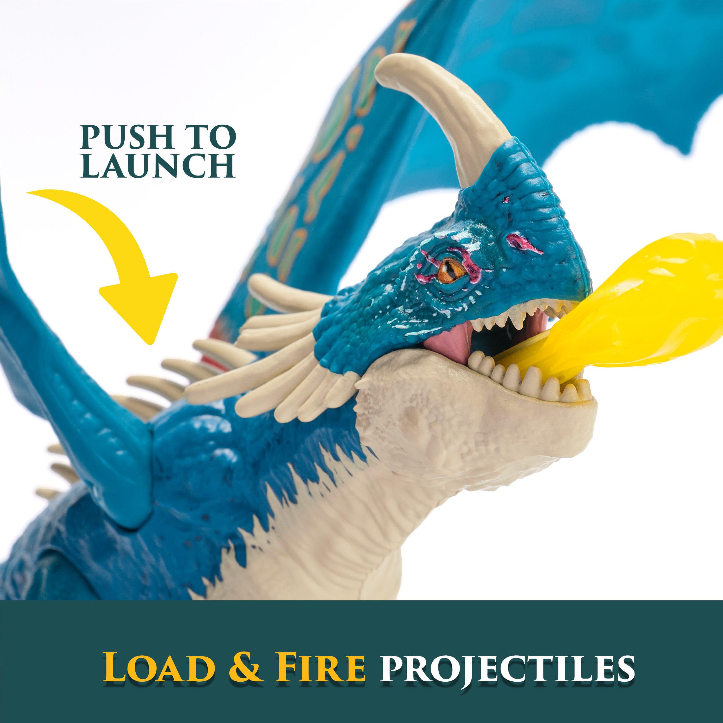 FIGURA NADDER MORTAL (DEADLY NADDER) EXPLOSIÓN DE FUEGO | SPINMASTER