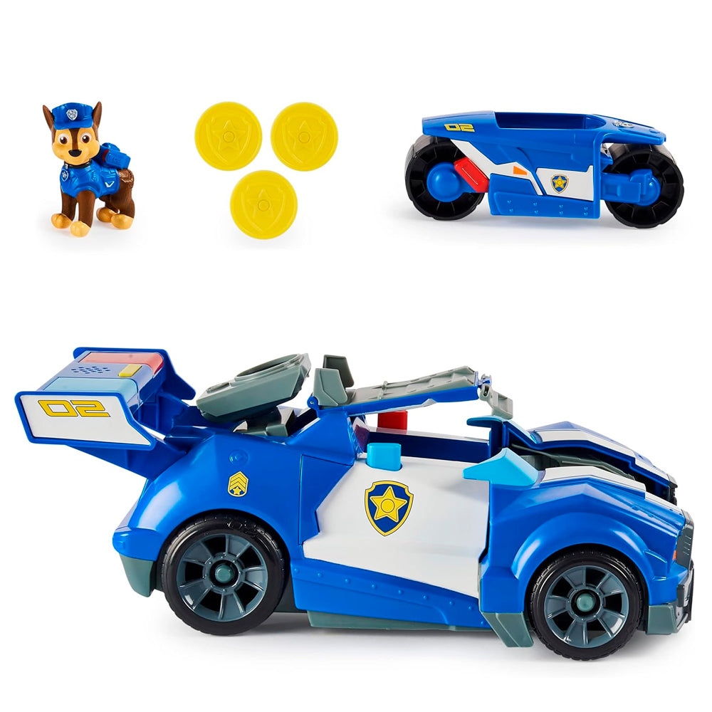 PAW PATROL VEHICULO CHASE CITY CRUISER 2 EN 1 | SPIN MASTER