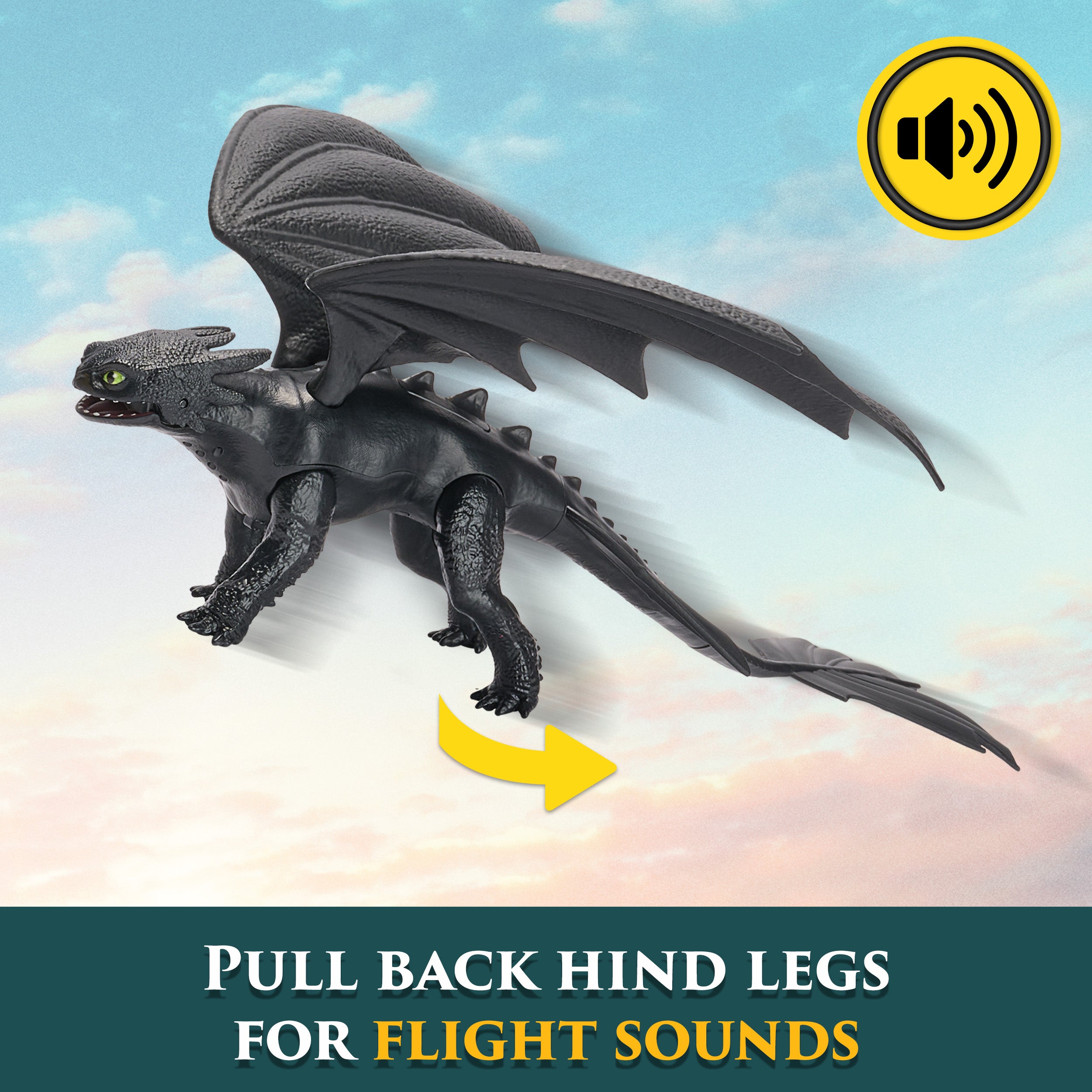 FIGURA CHIMUELO (TOOTHLESS) SONIDOS DE PLASMA | SPINMASTER