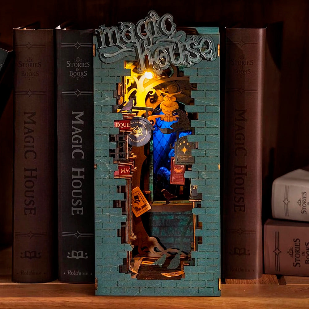 SEPARADOR SUJETA LIBROS MAGIC HOUSE PUZZLE 3D | ROLIFE