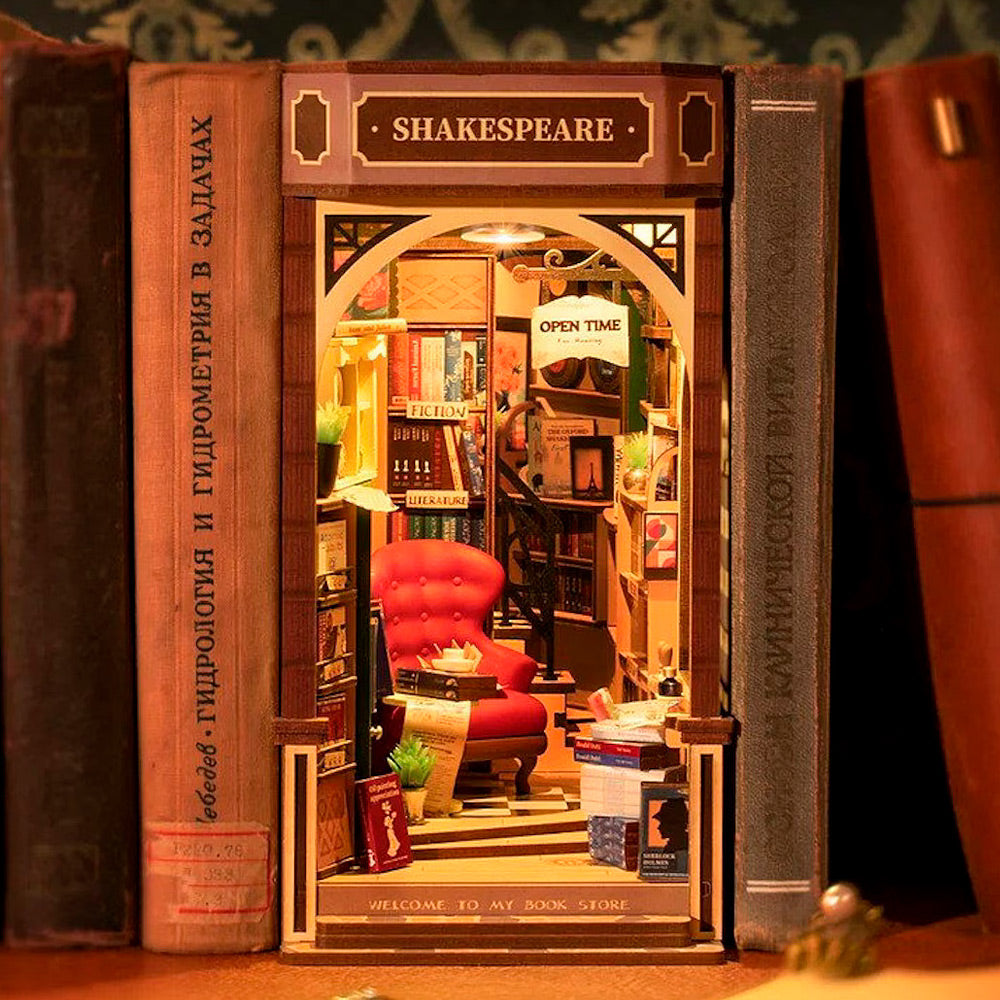 SEPARADOR SUJETA LIBROS SHAKESPEARE PUZZLE 3D | ROLIFE