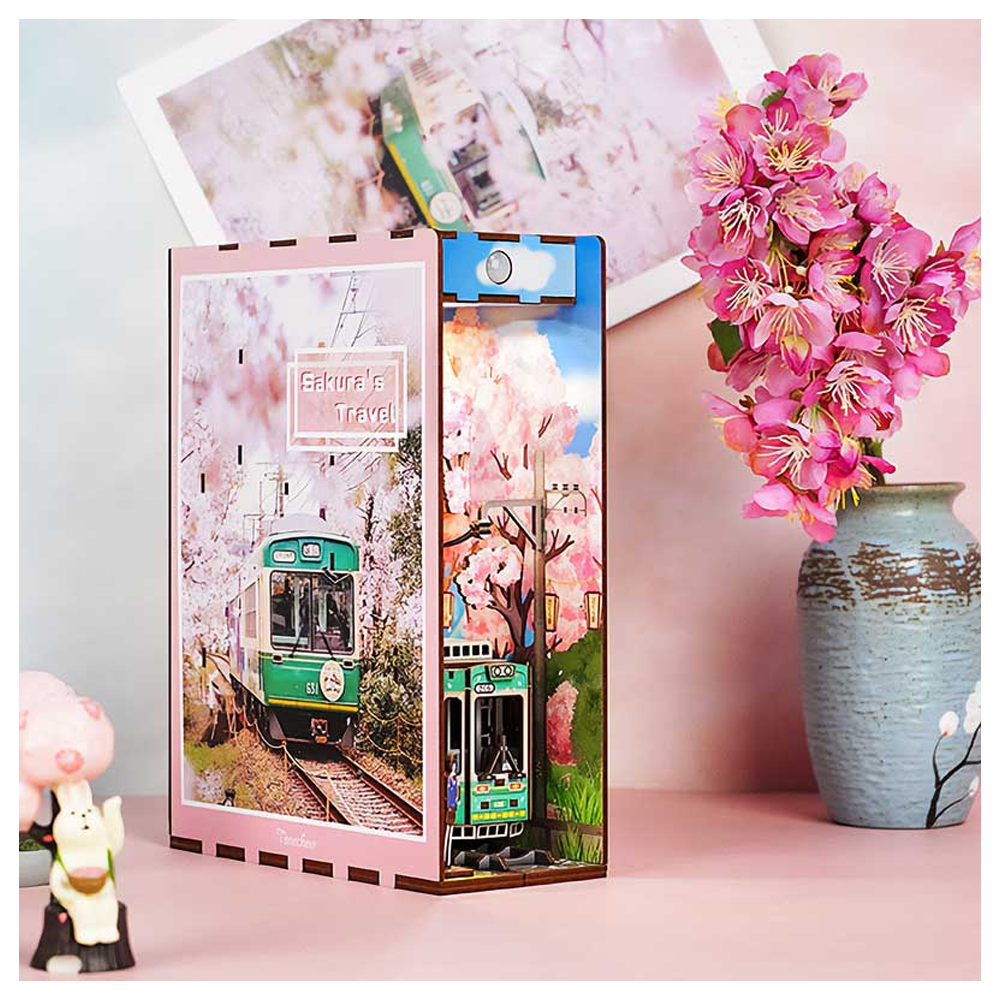 SEPARADOR SUJETA LIBROS SAKURA'S TRAVEL PUZZLE 3D | TONECHEER