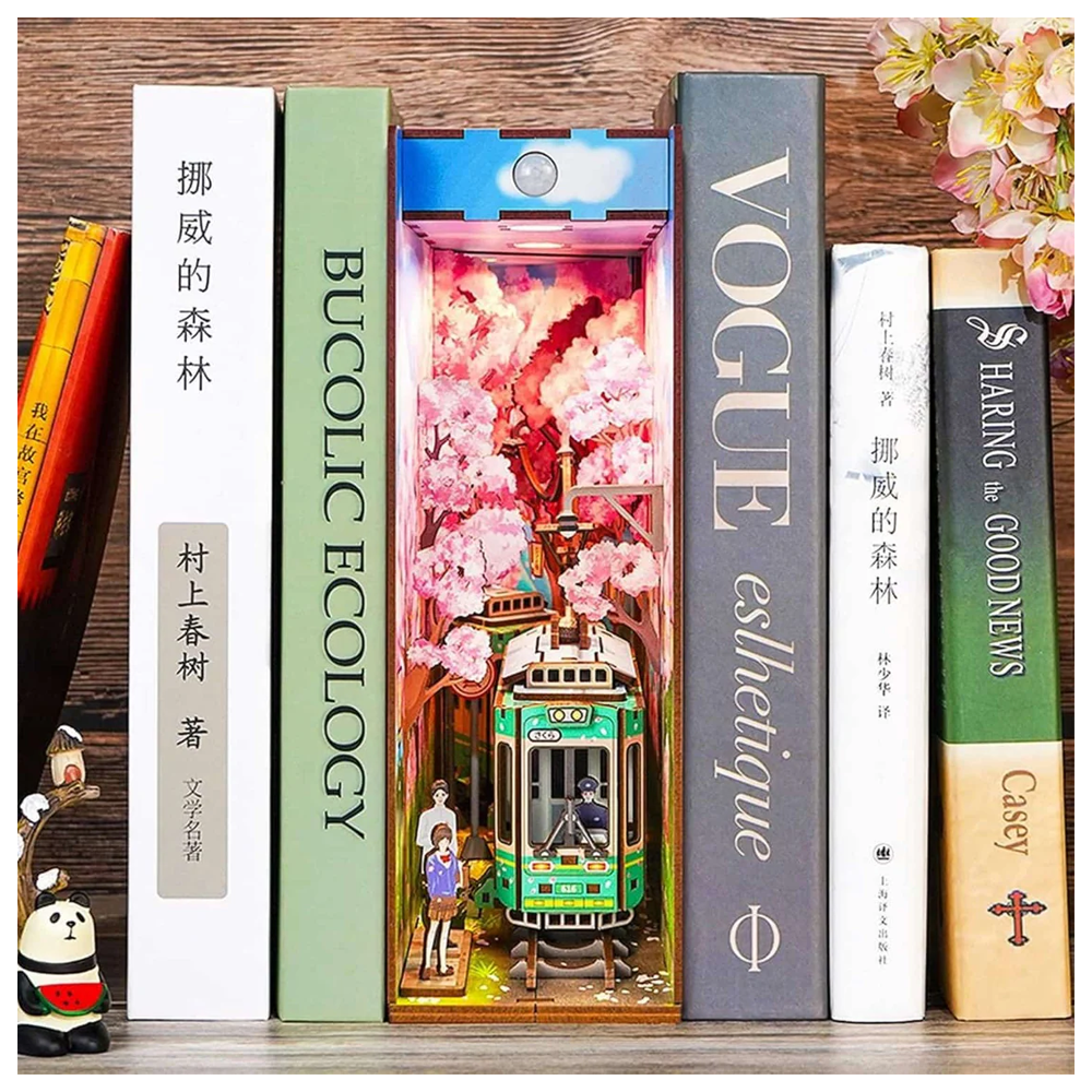 SEPARADOR SUJETA LIBROS SAKURA'S TRAVEL PUZZLE 3D | TONECHEER