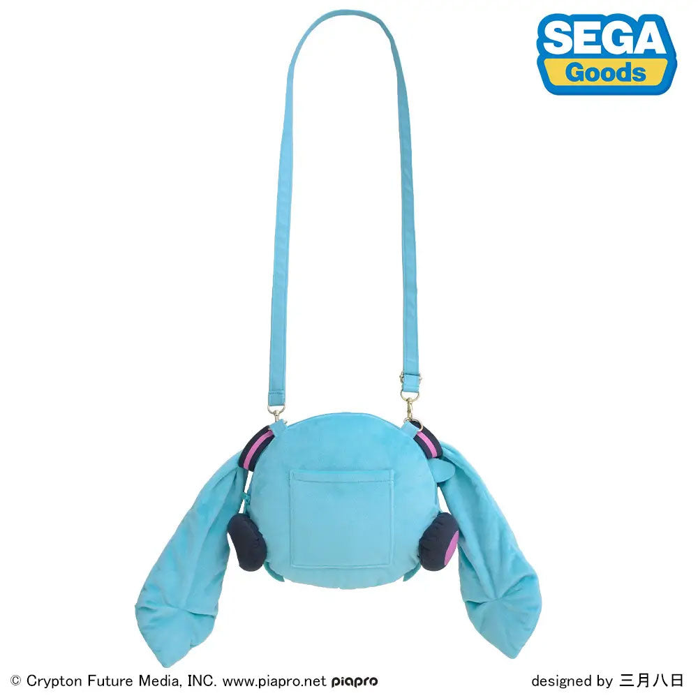 PELUCHE FUWA PETIT HATSUNE MIKU FACE SHOULDER BAG M