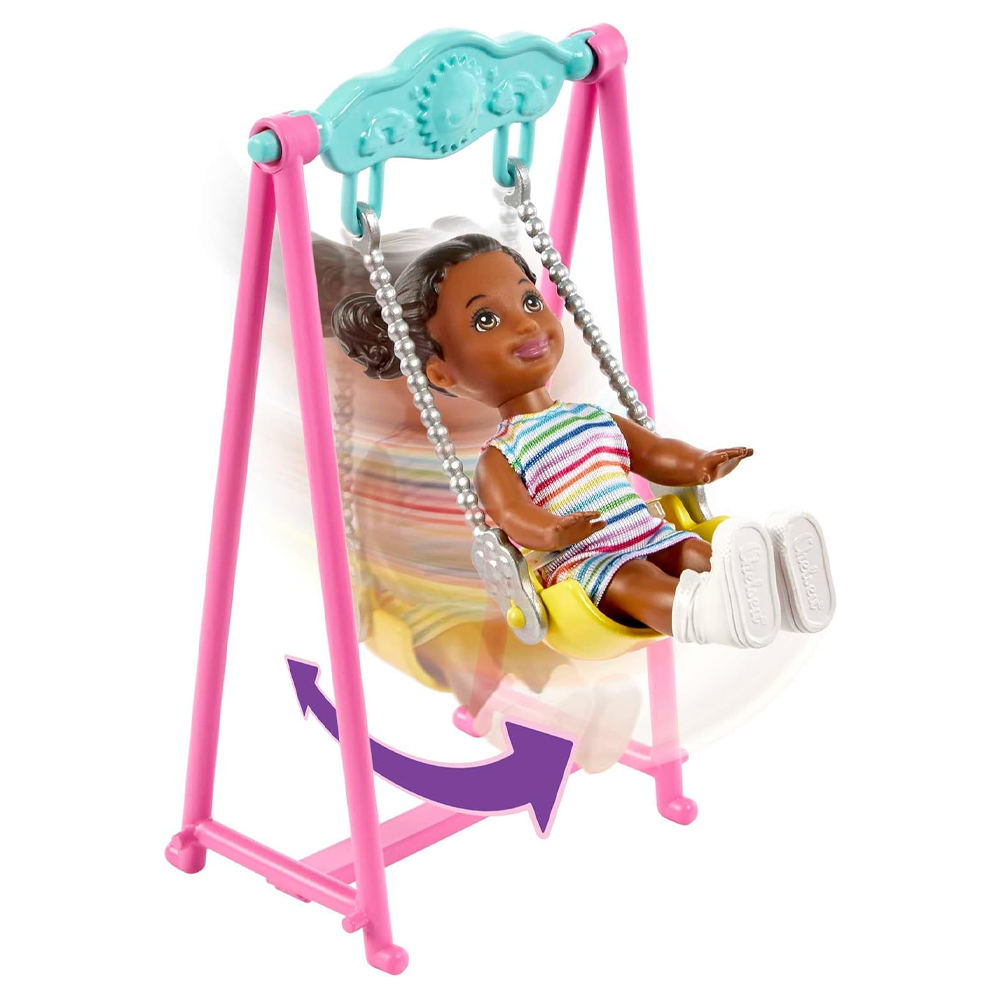 BARBIE SKIPPER NIÑERA JUEGO INFLABLE | MATTEL