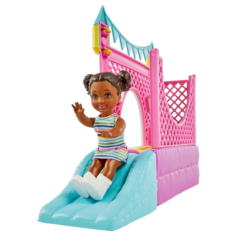 BARBIE SKIPPER NIÑERA JUEGO INFLABLE | MATTEL