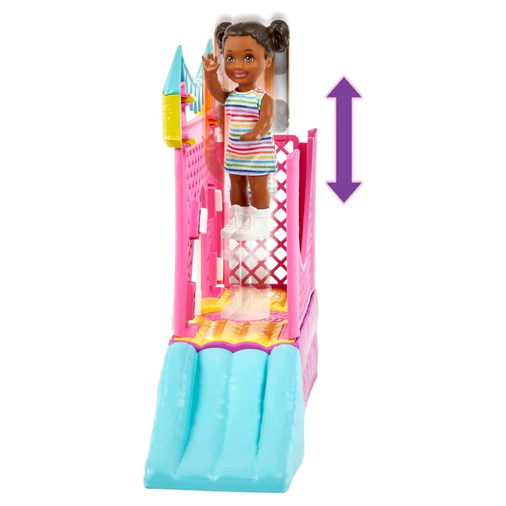 BARBIE SKIPPER NIÑERA JUEGO INFLABLE | MATTEL