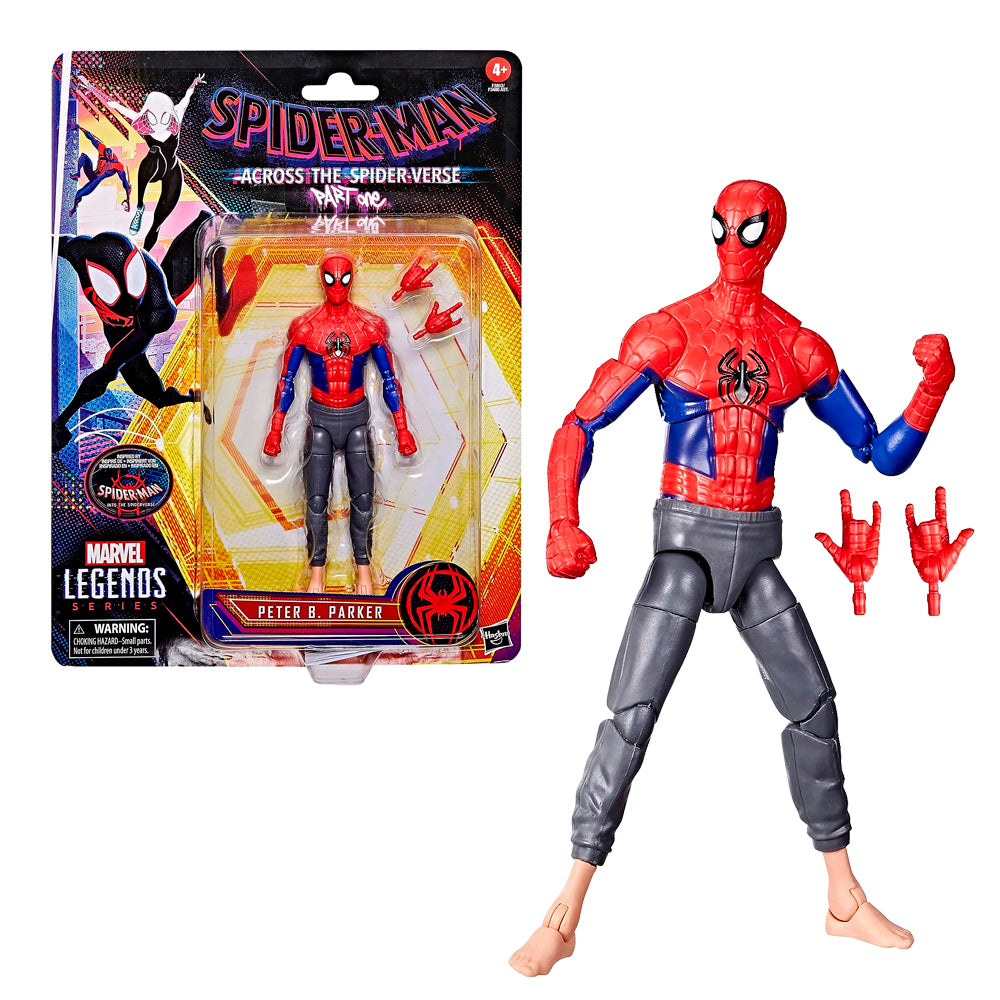 SPIDERMAN ACROSS THE SPIDERVERSE PETER B. PARKER | MARVEL LEGENDS