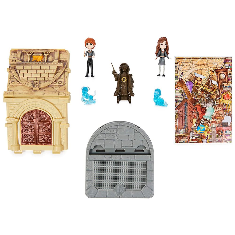 HARRY POTTER MINI FIGURA PLAYSET LA SALA DE LOS MENESTERES HERMIONE & RON