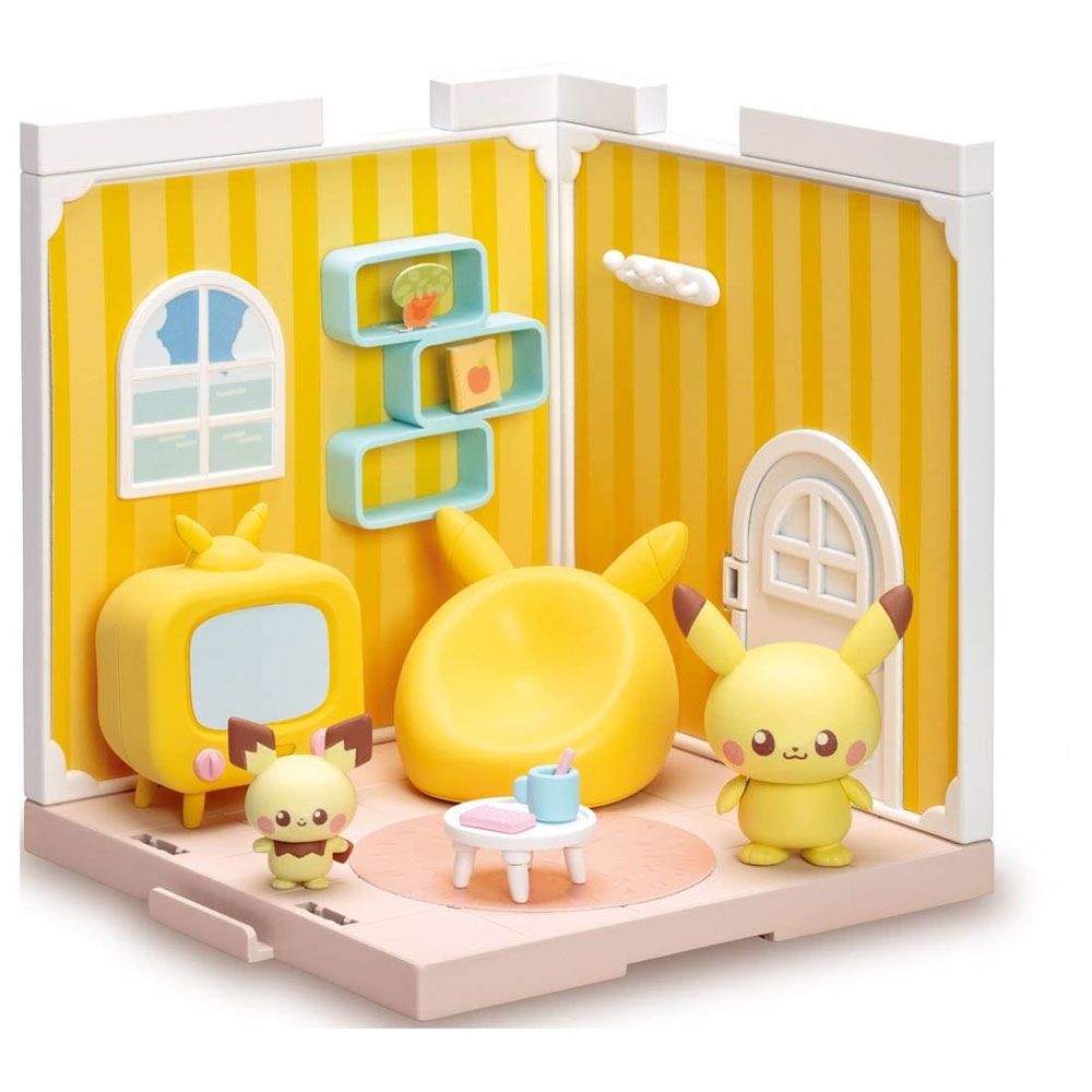 POKEMON POKE PEACE HOUSE LIVING ROOM PIKACHU AND PICHU