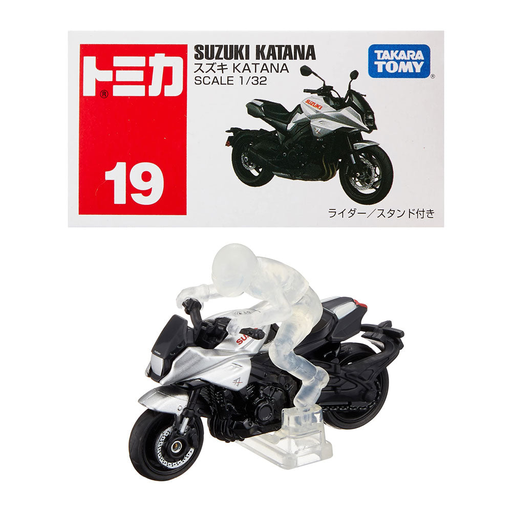 TOMICA NO.19 MOTOCICLETA SUZUKI KATANA