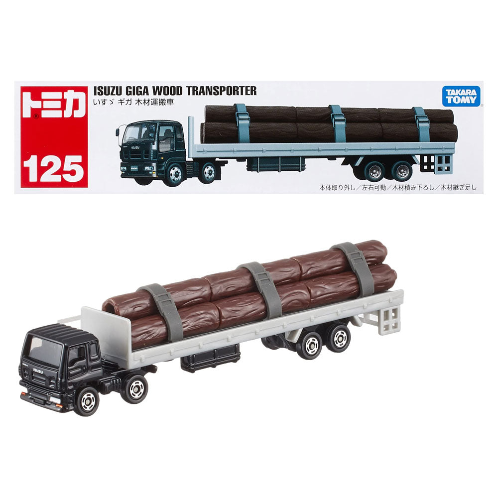 TOMICA LONG TYPE NO.125 ISUZU GIGA LOGGING TRUCK