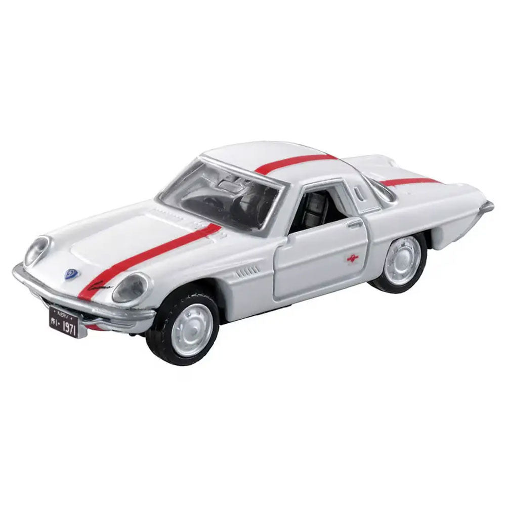 TOMICA PREMIUM UNLIMITED 04 EVANGELION: 3.0+1.0 THRICE UPON A TIME NERV OFFICIAL CAR MAZDA COSMO SPORT