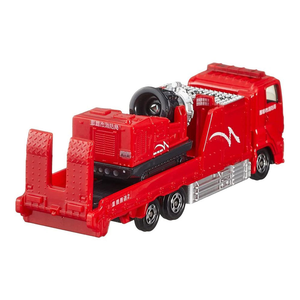 TOMICA NO.128 NAHA CITY FIRE DEPARTMENT HYPER MIST BLOWER VEHICLE