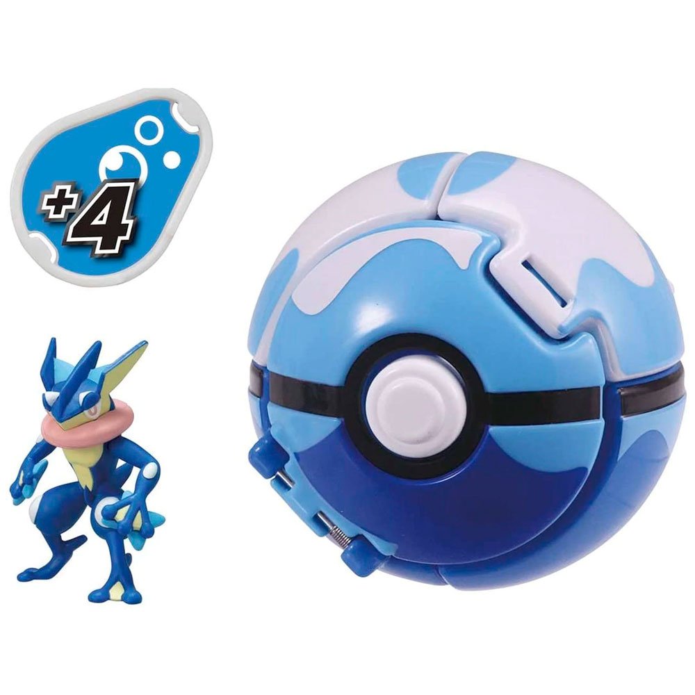 FIGURA POKEMON MONCOLLE POKE DEL-Z GRENINJA (AQUA BALL)