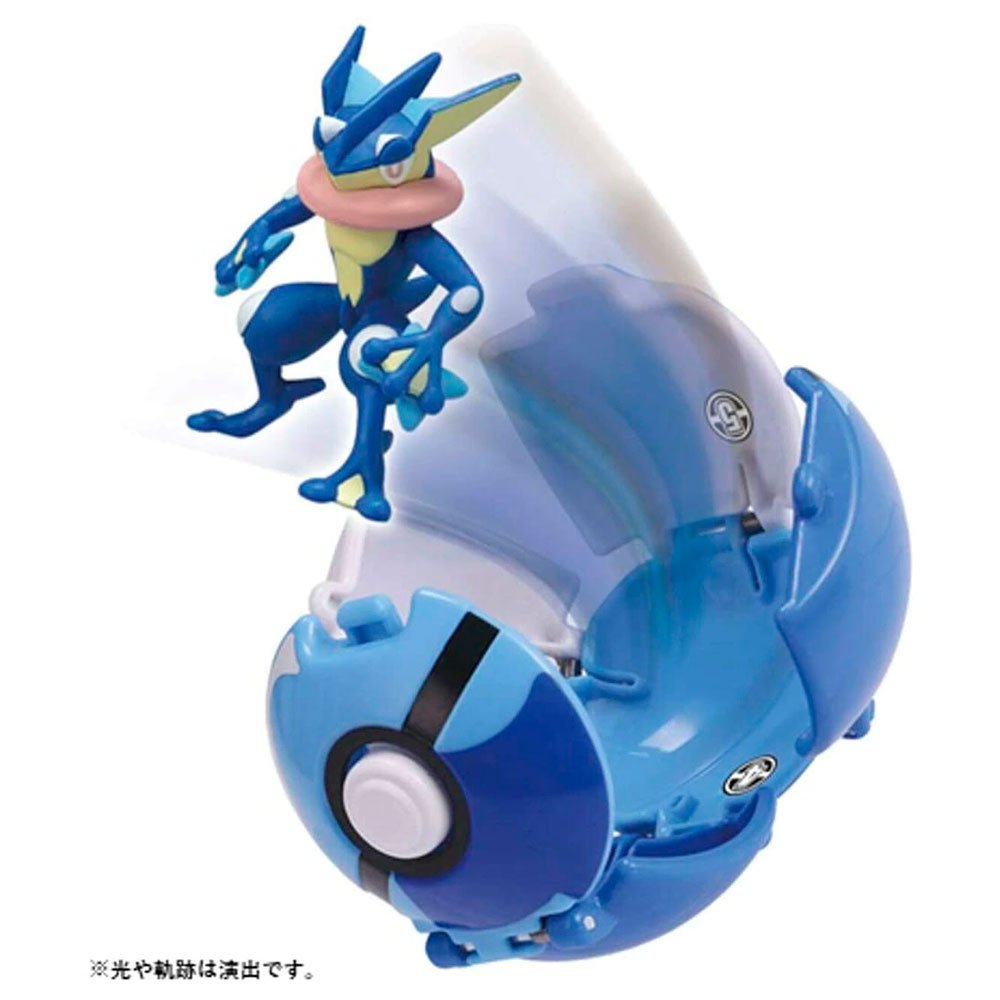 FIGURA POKEMON MONCOLLE POKE DEL-Z GRENINJA (AQUA BALL)