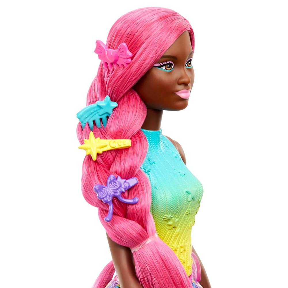 BARBIE UNICORNIO CABELLO EXTRA LARGO FUN & FANCY HAIR| MATTEL