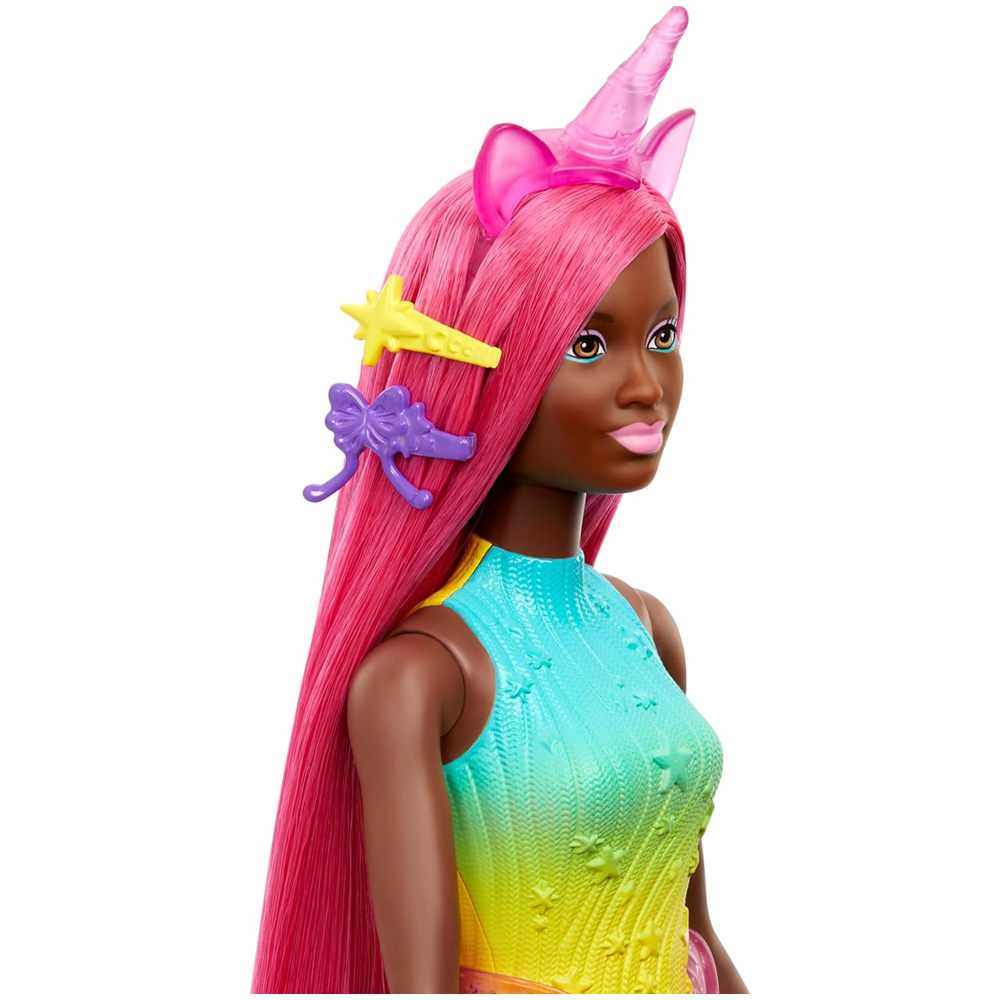 BARBIE UNICORNIO CABELLO EXTRA LARGO FUN & FANCY HAIR| MATTEL
