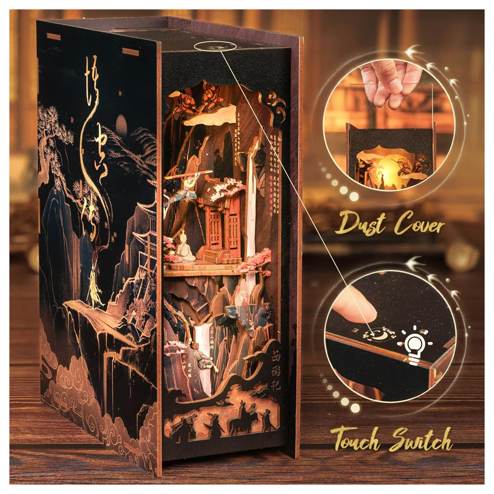SEPARADOR SUJETA LIBROS THE LEGEND OF WUKONG PUZZLE 3D | CUTE BEE