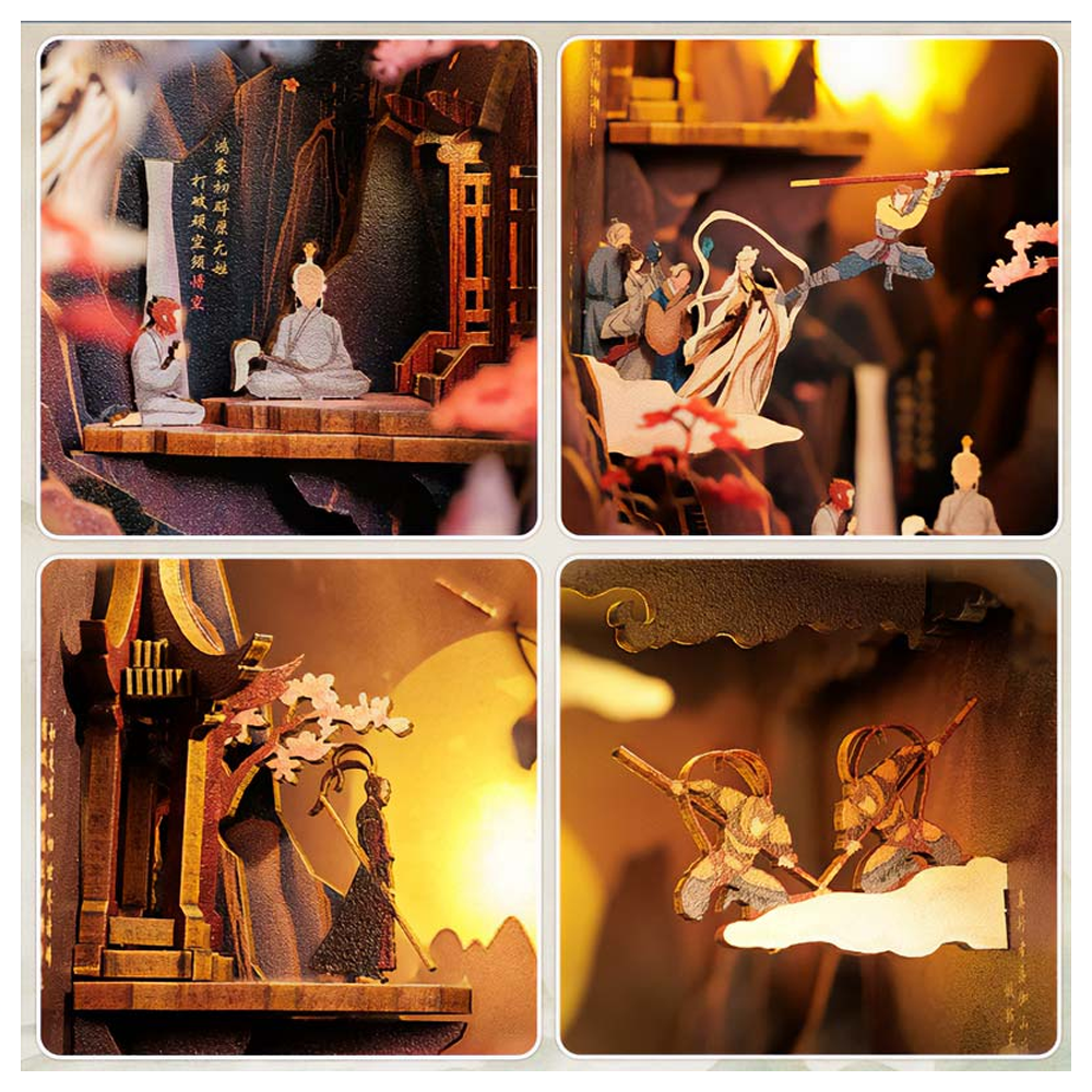 SEPARADOR SUJETA LIBROS THE LEGEND OF WUKONG PUZZLE 3D | CUTE BEE