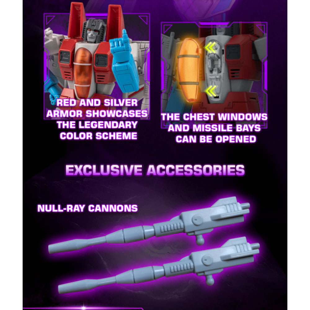 TRANSFORMERS GENERATION ONE STARSCREAM MODEL KIT AMK SERIES
