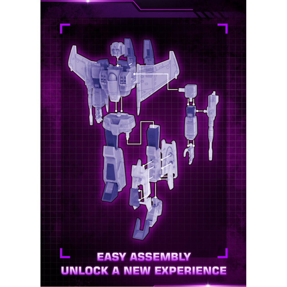 TRANSFORMERS GENERATION ONE STARSCREAM MODEL KIT AMK SERIES